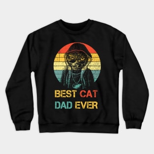 Best Cat Dad Ever Club 6 Crewneck Sweatshirt